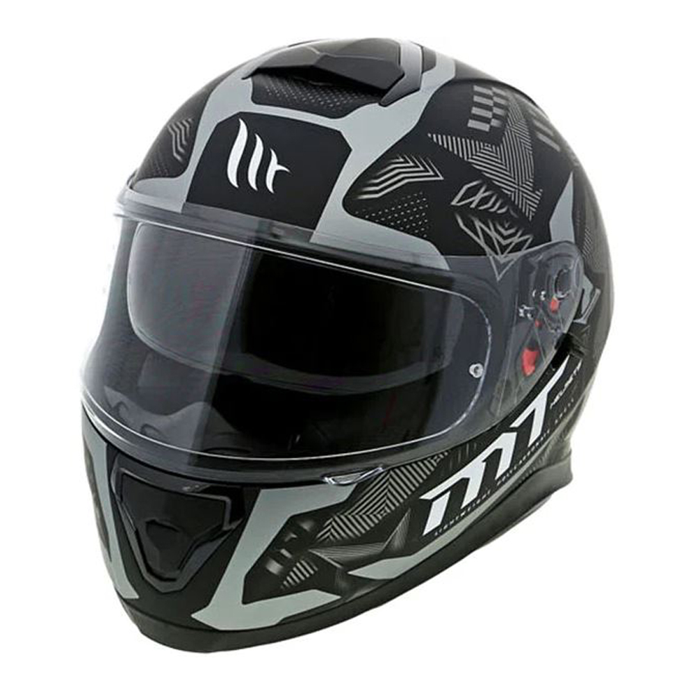 MT Helmets Thunder 3 Fractal Black/Gun/Silver